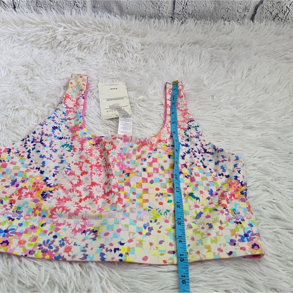 NWT Fabletics Harlyn Reversible Floral Midi Medium-Impact Sports Bra XL - Picture 8 of 11